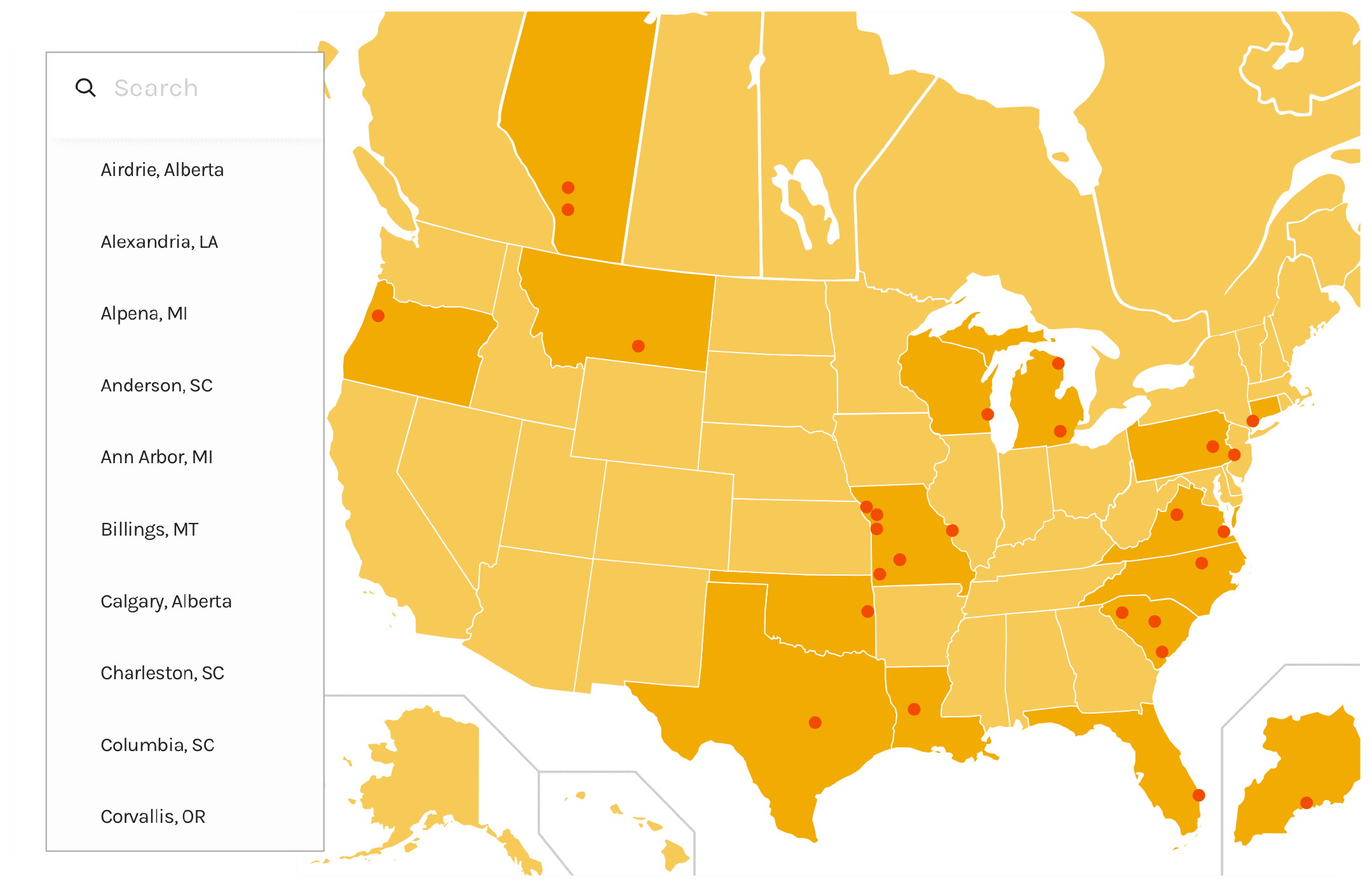 YVC Locations